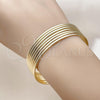 Oro Laminado Semanario Bangle, Gold Filled Style Polished, Golden Finish, 5.232.002.05 (02 MM Thickness, Size 5 (2.50 Diameter))