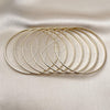 Oro Laminado Semanario Bangle, Gold Filled Style Polished, Golden Finish, 5.232.002.05 (02 MM Thickness, Size 5 (2.50 Diameter))