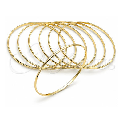 Oro Laminado Semanario Bangle, Gold Filled Style Polished, Golden Finish, 5.232.002.05 (02 MM Thickness, Size 5 (2.50 Diameter))