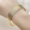 Oro Laminado Semanario Bangle, Gold Filled Style Polished, Golden Finish, 5.232.002.06 (02 MM Thickness, Size 6 (2.75 Diameter))