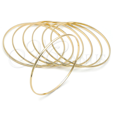 Oro Laminado Semanario Bangle, Gold Filled Style Polished, Golden Finish, 5.232.002.06 (02 MM Thickness, Size 6 (2.75 Diameter))