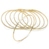 Oro Laminado Semanario Bangle, Gold Filled Style Polished, Golden Finish, 5.232.002.06 (02 MM Thickness, Size 6 (2.75 Diameter))