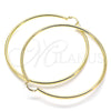 Oro Laminado Extra Large Hoop, Gold Filled Style Polished, Golden Finish, 5.134.015.80