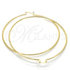 Oro Laminado Extra Large Hoop, Gold Filled Style Polished, Golden Finish, 5.134.001.80