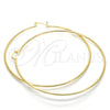 Oro Laminado Extra Large Hoop, Gold Filled Style Polished, Golden Finish, 5.134.001.80