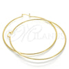 Oro Laminado Extra Large Hoop, Gold Filled Style Polished, Golden Finish, 5.134.001.80
