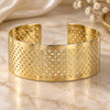 Oro Laminado Individual Bangle, Gold Filled Style Diamond Cutting Finish, Golden Finish, 5.232.008 (25 MM Thickness, One size fits all)