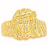 Oro Laminado Mens Ring, Gold Filled Style Jesus Design, Polished, Golden Finish, 5.178.014.10 (Size 10)