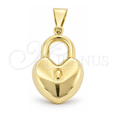 Oro Laminado Fancy Pendant, Gold Filled Style Polished, Golden Finish, 45.012