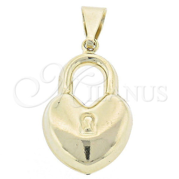 Oro Laminado Fancy Pendant, Gold Filled Style Polished, Golden Finish, 45.012