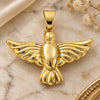 Oro Laminado Fancy Pendant, Gold Filled Style Bird Design, Polished, Golden Finish, 45.003