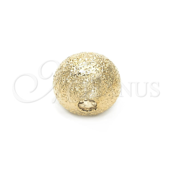 Oro Laminado Bead, Gold Filled Style Ball Design, Matte Finish, Golden Finish, 5.234.027.04.100