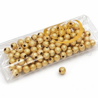 Oro Laminado Bead, Gold Filled Style Ball Design, Matte Finish, Golden Finish, 5.234.027.04.100