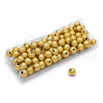Oro Laminado Bead, Gold Filled Style Matte Finish, Golden Finish, 5.234.027.05.100