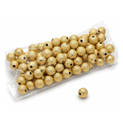 Oro Laminado Bead, Gold Filled Style Ball Design, Matte Finish, Golden Finish, 5.234.027.08.100