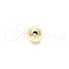 Oro Laminado Bead, Gold Filled Style Ball Design, Diamond Cutting Finish, Golden Finish, 5.234.026.08.100