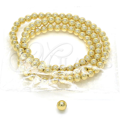 Oro Laminado Bead, Gold Filled Style Ball Design, Polished, Golden Finish, 5.234.028.05.100 for wholesale, main product view