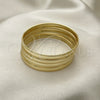 Oro Laminado Semanario Bangle, Gold Filled Style Polished, Golden Finish, 5.232.004.02 (04 MM Thickness, One size fits all)