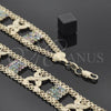 Oro Laminado Fancy Bracelet, Gold Filled Style Butterfly Design, with White Crystal, Polished, Golden Finish, 25.009 (25 MM Thickness, 8 Inches Length)