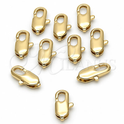 Oro Laminado Lobster Clasp, Gold Filled Style Polished, Golden Finish, 5.234.001.10