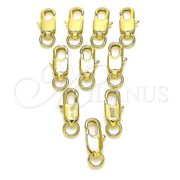 Oro Laminado Lobster Clasp, Gold Filled Style Polished, Golden Finish, 5.234.002.10