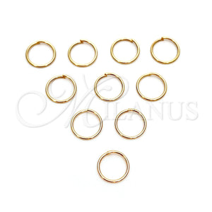 Oro Laminado Bead, Gold Filled Style Polished, Golden Finish, 5.234.005