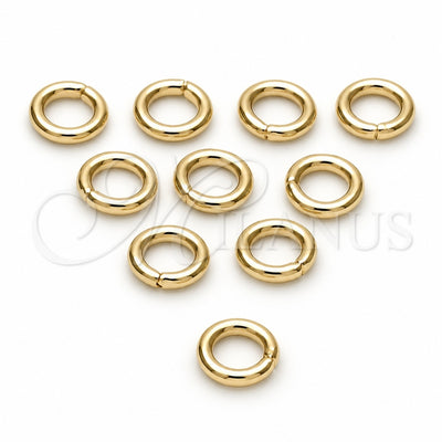 Oro Laminado Jump Ring, Gold Filled Style Polished, Golden Finish, 5.234.006