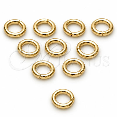 Oro Laminado Jump Ring, Gold Filled Style Polished, Golden Finish, 5.234.008