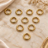 Oro Laminado Jump Ring, Gold Filled Style Polished, Golden Finish, 5.234.010