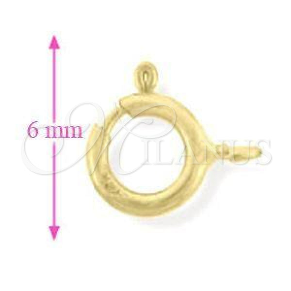 Oro Laminado Lock, Gold Filled Style Polished, Golden Finish, 5.234.014.10