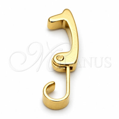 Oro Laminado Lock, Gold Filled Style Polished, Golden Finish, 5.234.017