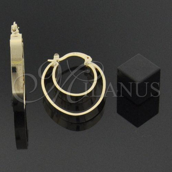 Oro Laminado Medium Hoop, Gold Filled Style Polished, Golden Finish, 5.142.030