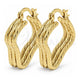 Argolla Pequeña 5.156.036 Oro Laminado, Diseño de Ãrbol, Diamantado, Tono Dorado