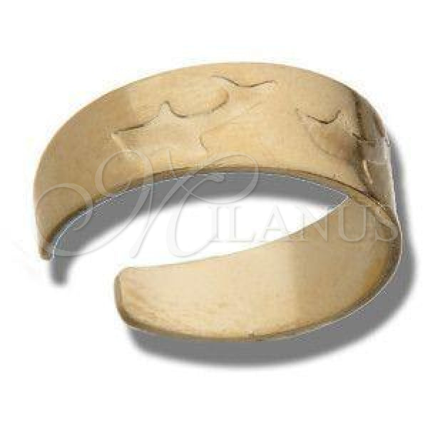 Oro Laminado Elegant Ring, Gold Filled Style Polished, Golden Finish, 01.63.0096 (One size fits all)