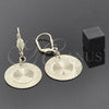 Oro Laminado Dangle Earring, Gold Filled Style Polished, Golden Finish, 5.101.014.1