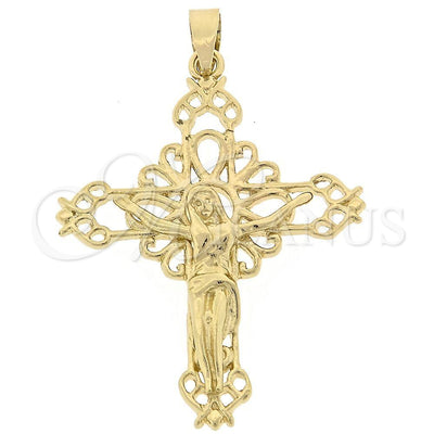 Oro Laminado Religious Pendant, Gold Filled Style Buffalo Design, Polished, Golden Finish, 5.190.016 for wholesale, main product view