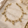 Oro Laminado Charm Bracelet, Gold Filled Style Polished, Golden Finish, 5.022.004 (8 Inches Length)