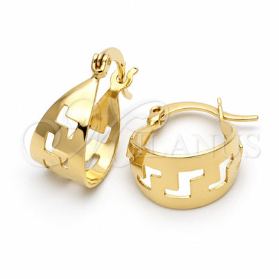 Oro Laminado Small Hoop, Gold Filled Style Polished, Golden Finish, 5.153.049