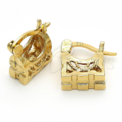 Oro Laminado Children Hoop, Gold Filled Style Matte Finish, Golden Finish, 5.146.031 for wholesale, main product view