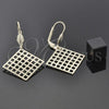 Oro Laminado Dangle Earring, Gold Filled Style Filigree Design, Polished, Golden Finish, 02.63.1122