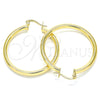 Oro Laminado Medium Hoop, Gold Filled Style Hollow Design, Polished, Golden Finish, 5.134.024.30