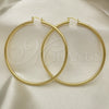 Oro Laminado Extra Large Hoop, Gold Filled Style Hollow Design, Polished, Golden Finish, 5.134.017.65