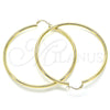 Oro Laminado Extra Large Hoop, Gold Filled Style Hollow Design, Polished, Golden Finish, 5.134.016.70