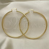 Oro Laminado Extra Large Hoop, Gold Filled Style Hollow Design, Polished, Golden Finish, 5.134.016.70