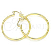 Oro Laminado Medium Hoop, Gold Filled Style Polished, Golden Finish, 5.134.010.30