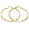 Oro Laminado Large Hoop, Gold Filled Style Polished, Golden Finish, 5.134.006.50