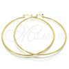 Oro Laminado Extra Large Hoop, Gold Filled Style Polished, Golden Finish, 5.134.002.70