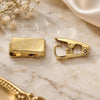 Oro Laminado Lock, Gold Filled Style Polished, Golden Finish, 147.046.10