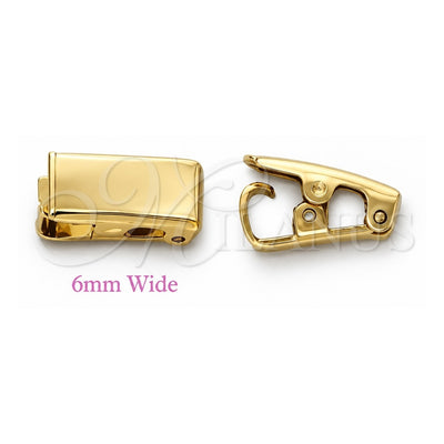 Oro Laminado Lock, Gold Filled Style Polished, Golden Finish, 147.046.10