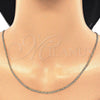 Oro Laminado Basic Necklace, Gold Filled Style Curb Design, Polished, Golden Finish, 5.222.008.20 (0.60 Gauge, 02 MM Thickness, 20 Inches Length)